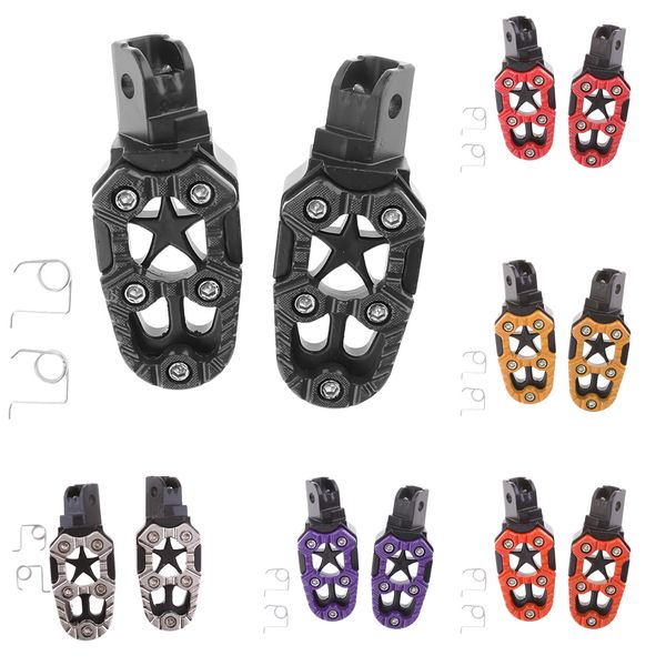 1 pair universal front/rear footrest footpeg pedals for motorcycle atv orange silver
1 pair universal front/rear footrest footpeg pedals for motorcycle atv orange silver