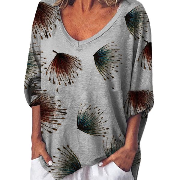 muqgew female t-shirt summer loose v-neck print t-shirts for women wild mid-length shirt camisetas verano mujer 2019 #6040, White
muqgew female t-shirt summer loose v-neck print t-shirts for women wild mid-length shirt camisetas verano mujer 2019 #6040, White