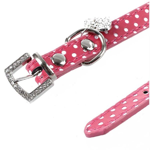 rhinestone pu leather adjustable collar for dog cat pet pink xs dog collars leashes 
rhinestone pu leather adjustable collar for dog cat pet pink xs dog collars leashes