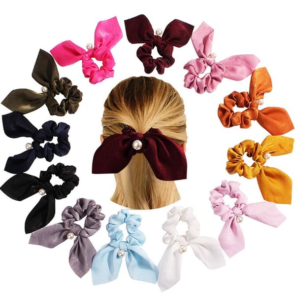 scrunchies hairbands pearl pendant satin hair ties ropes rabbit ear hair bands solid ponytail holder hair accessories 12 colors dhw3626, Slivery;white
scrunchies hairbands pearl pendant satin hair ties ropes rabbit ear hair bands solid ponytail holder hair accessories 12 colors dhw3626, Slivery;white