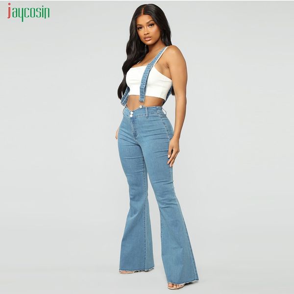 jaycosin 2019 fashion overalls pants women autumn winter slim flare pants high waist trousers high street style bottoms, Blue
jaycosin 2019 fashion overalls pants women autumn winter slim flare pants high waist trousers high street style bottoms, Blue