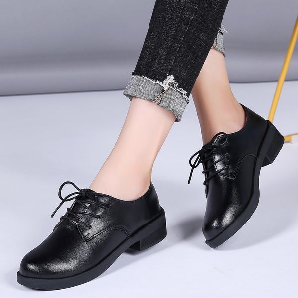 2019 spring women flat platform shoes pu leisure shoes lace up casual footwear women moccasins ladies flats female, Black 
2019 spring women flat platform shoes pu leisure shoes lace up casual footwear women moccasins ladies flats female, Black