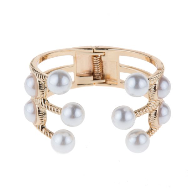 new trendy fashion ins luxury designer exaggerated multi layer beautiful diamond crystal pearl open cuff bangle bracelet for woman, Black
new trendy fashion ins luxury designer exaggerated multi layer beautiful diamond crystal pearl open cuff bangle bracelet for woman, Black