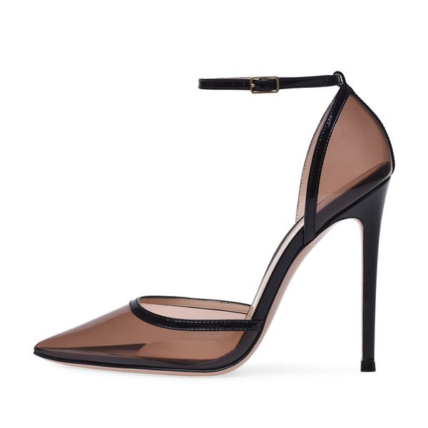 designer shoes 2020 new fashion pointed toes pvc stiletto heel women pumps buckle chic high heels women party shoes, Black
designer shoes 2020 new fashion pointed toes pvc stiletto heel women pumps buckle chic high heels women party shoes, Black