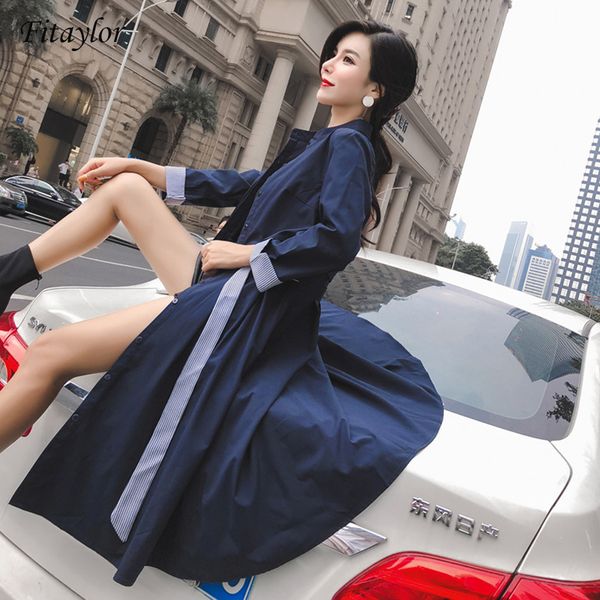 fitaylor 2019 new woman new spring autumn simple classic stand collar sashes stitching loose long windbreaker women trench coat, Tan;black
fitaylor 2019 new woman new spring autumn simple classic stand collar sashes stitching loose long windbreaker women trench coat, Tan;black