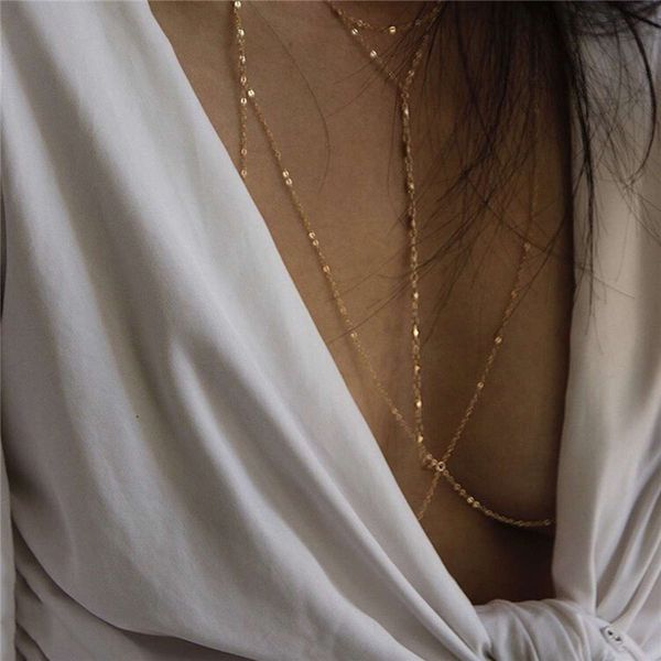women beach bra chest body chain girls silver color long tassel harness body jewelry summer bikini accessories, Slivery;golden 
women beach bra chest body chain girls silver color long tassel harness body jewelry summer bikini accessories, Slivery;golden