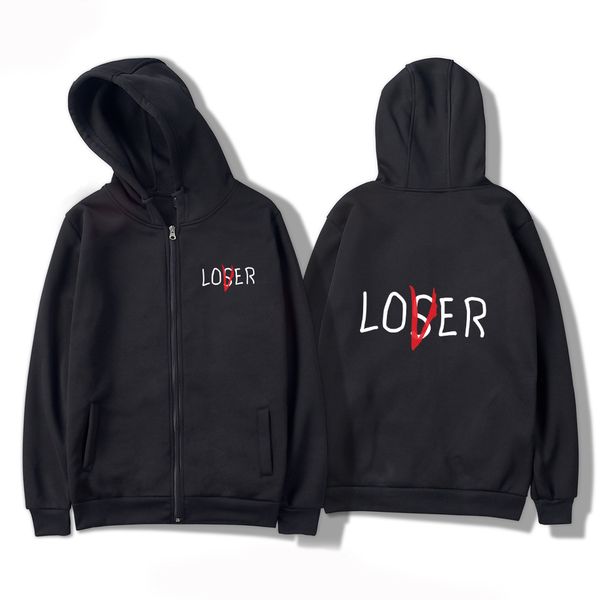loser lover zipper hoodies men/women new listing fashion hip hop zipper hoodies loser lover jackets zip up hooded casual, Black
loser lover zipper hoodies men/women new listing fashion hip hop zipper hoodies loser lover jackets zip up hooded casual, Black