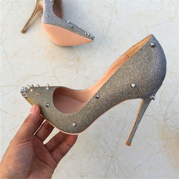 fashion new pointed silver high-heeled exquisite rivet elegant single shoes 12cm high heel ladies party shoes, Black;white
fashion new pointed silver high-heeled exquisite rivet elegant single shoes 12cm high heel ladies party shoes, Black;white