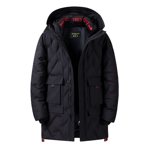 men's down & parkas 2021 winter jacket fashion british wind thick warm and long hood youth men parka coat 9056, Black
men's down & parkas 2021 winter jacket fashion british wind thick warm and long hood youth men parka coat 9056, Black