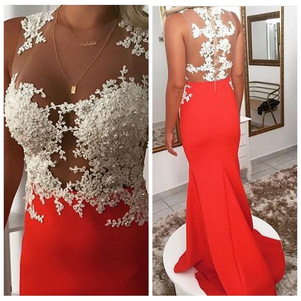 sheer jewel sleeveless mermaid prom dresses lace appliques beaded formal custom 2019 vestidos de festa long evening dress slim cheap, Black
sheer jewel sleeveless mermaid prom dresses lace appliques beaded formal custom 2019 vestidos de festa long evening dress slim cheap, Black