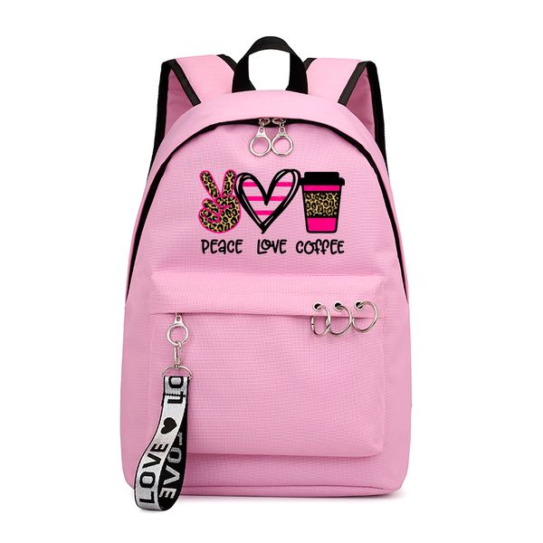 leopard peace love coffee funny bags women wild fashion leisure travel bag student bag backpack girl school backbag mochila
leopard peace love coffee funny bags women wild fashion leisure travel bag student bag backpack girl school backbag mochila