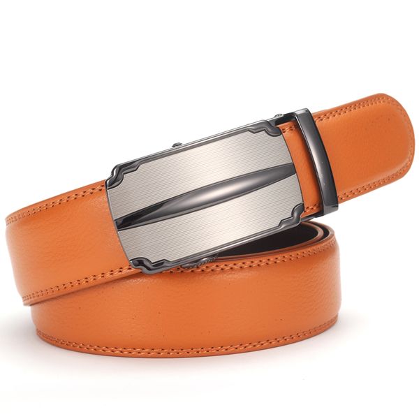 new men's leather luxury business automatic buckle belts for men sliding buckle ratchet ceinture homme length:110-125cm, Black;brown
new men's leather luxury business automatic buckle belts for men sliding buckle ratchet ceinture homme length:110-125cm, Black;brown