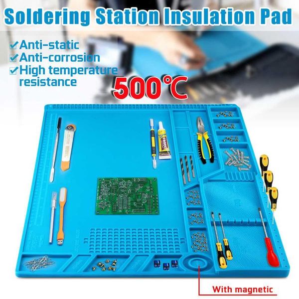 s-180 bga heat insulation soldering pad mat silicone solder mat desk maintenance platform for repair station with magnetic
s-180 bga heat insulation soldering pad mat silicone solder mat desk maintenance platform for repair station with magnetic