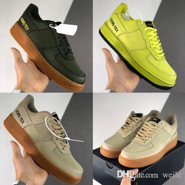 1 07 low gtx team gore-tex khaki mens running shoes 1s team gold dynamic yellow black skateboard shoes dunk one sports sneakers, White;red
1 07 low gtx team gore-tex khaki mens running shoes 1s team gold dynamic yellow black skateboard shoes dunk one sports sneakers, White;red
