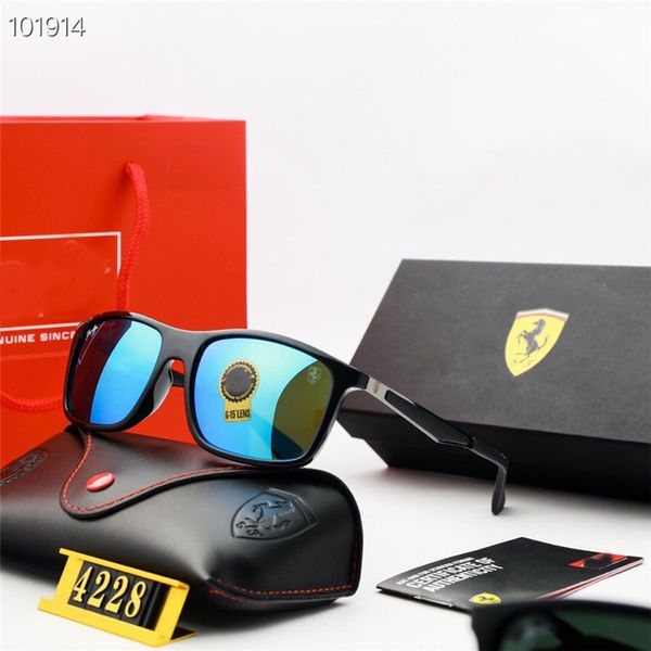 ferrari 4228 солнцезащитные очки с коробкой поляризованные высококачественные солнцезащитные очки открытый вождение езда анти-излучение uv40, Silver
ferrari 4228 солнцезащитные очки с коробкой поляризованные высококачественные солнцезащитные очки открытый вождение езда анти-излучение uv40, Silver