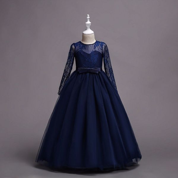 in stock navy blue long sleeve flower girl dresses a line floor length tulle lace little girls wedding party gowns, Red;yellow
in stock navy blue long sleeve flower girl dresses a line floor length tulle lace little girls wedding party gowns, Red;yellow