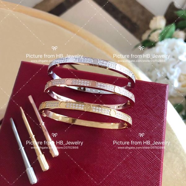 full diamond gold screws screwdriver charm bracelets bangle pulsera for women Party wedding gift jewelry with box, White
full diamond gold screws screwdriver charm bracelets bangle pulsera for women Party wedding gift jewelry with box, White