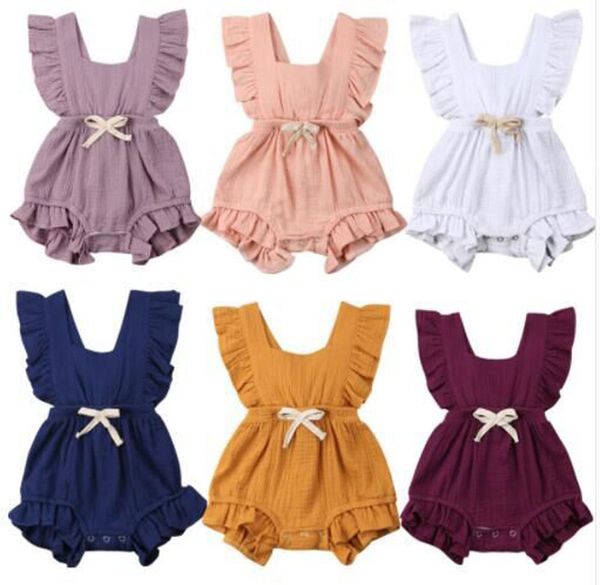 baby girl clothes summer solid ruffle rompers baby infant girl casual clothes cotton climb bodysuits baby jumpsuits 0-24m 06, Blue
baby girl clothes summer solid ruffle rompers baby infant girl casual clothes cotton climb bodysuits baby jumpsuits 0-24m 06, Blue