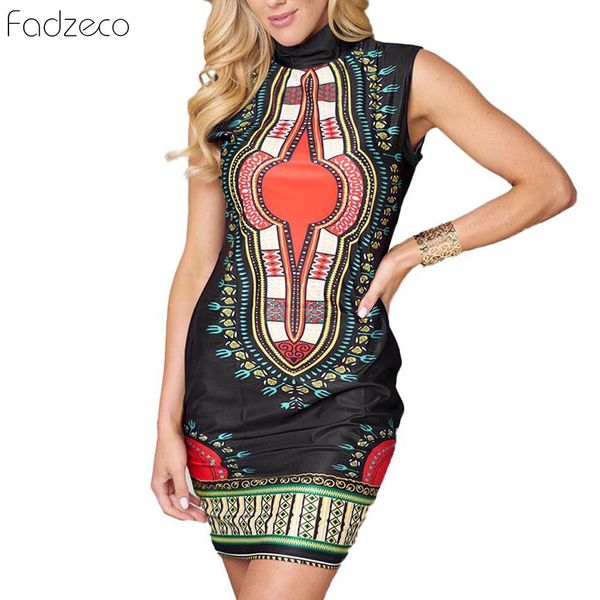 fadzeco summer african print dress for women turtleneck sleeveless big size bodycon dress high elastic fabric african clothes, Red
fadzeco summer african print dress for women turtleneck sleeveless big size bodycon dress high elastic fabric african clothes, Red