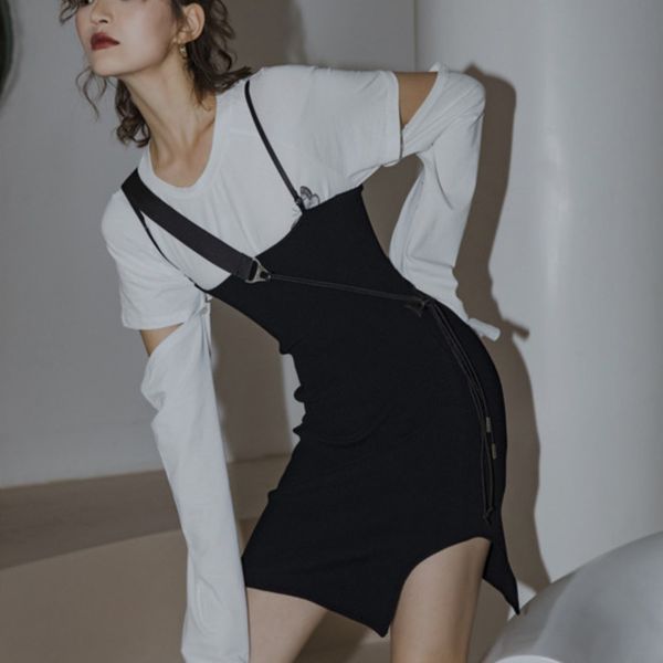 2020 spring summer new arrivals strapless spaghetti strap high waist solid pattern women fashion casual dress v965, Black;gray
2020 spring summer new arrivals strapless spaghetti strap high waist solid pattern women fashion casual dress v965, Black;gray