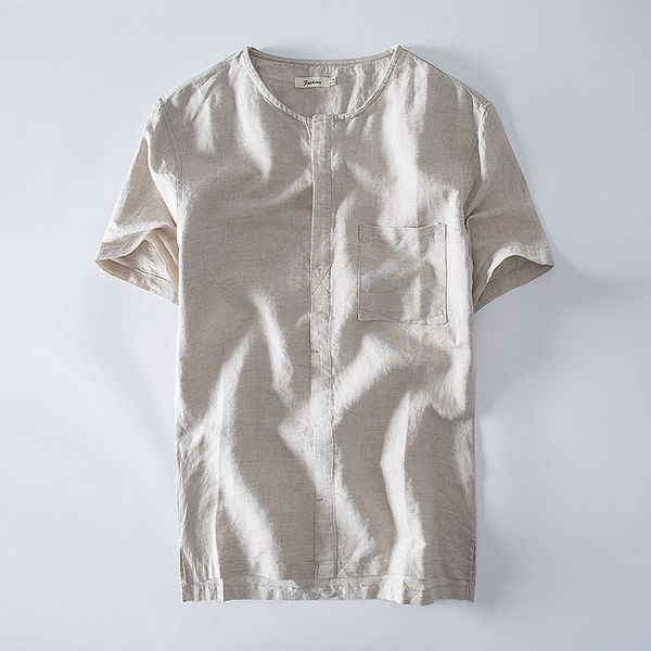 men's t-shirts cotton linen short sleeve o neck casual summer solid slim fit men tees hidden buttons male tshirt ts-416, White;black
men's t-shirts cotton linen short sleeve o neck casual summer solid slim fit men tees hidden buttons male tshirt ts-416, White;black