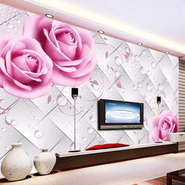 drop shipping custom p wallpaper rose water droplet 3d stereoscopic non-woven tv backdrop mural wall covering wallpaper
drop shipping custom p wallpaper rose water droplet 3d stereoscopic non-woven tv backdrop mural wall covering wallpaper