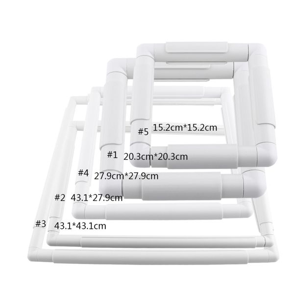 square embroidery frame set plastic diamond painting cross stitch craft tool sewing tools handhold hoop sewing craft diy tools