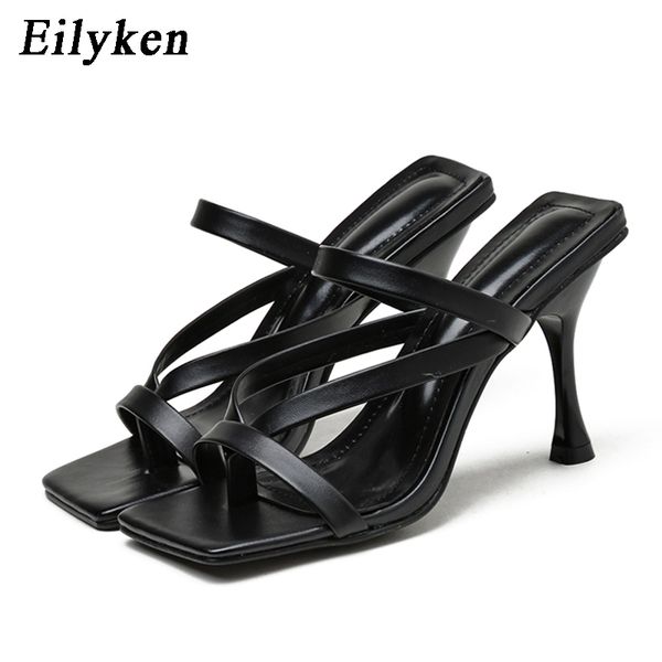 eilyken лето новая площадь ног дизайн сексуальный черный strappy mule тапочки женщины вьетнамки высокие каблуки слайды женская обувь сандали, Black
eilyken лето новая площадь ног дизайн сексуальный черный strappy mule тапочки женщины вьетнамки высокие каблуки слайды женская обувь сандали, Black