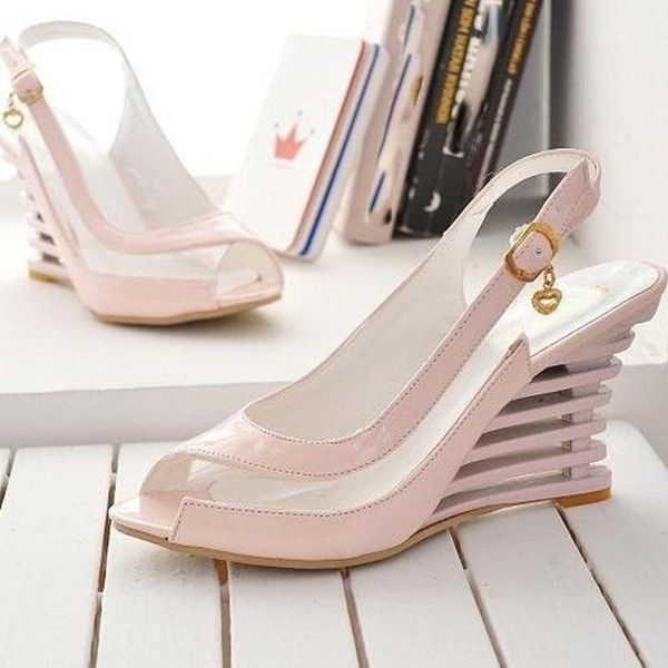 2020 women's sandals ladies back strap buckle belt fish mouth wedge heel high sandals fashion women shoes high quality, Black
2020 women's sandals ladies back strap buckle belt fish mouth wedge heel high sandals fashion women shoes high quality, Black