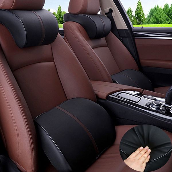 car pillow 3d memory foam car neck pillow pu leather seat cushion lumbar support universal back accessories universal
car pillow 3d memory foam car neck pillow pu leather seat cushion lumbar support universal back accessories universal