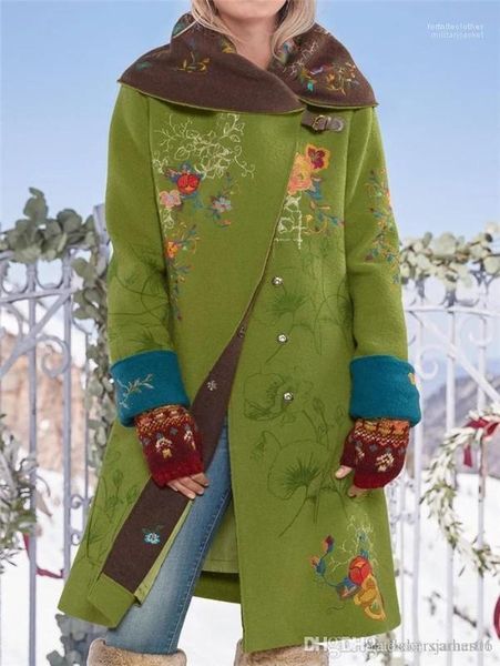 warm style female clothing fashion style casual apparel womens winter designger wool coats long sleeve floral print, Black
warm style female clothing fashion style casual apparel womens winter designger wool coats long sleeve floral print, Black