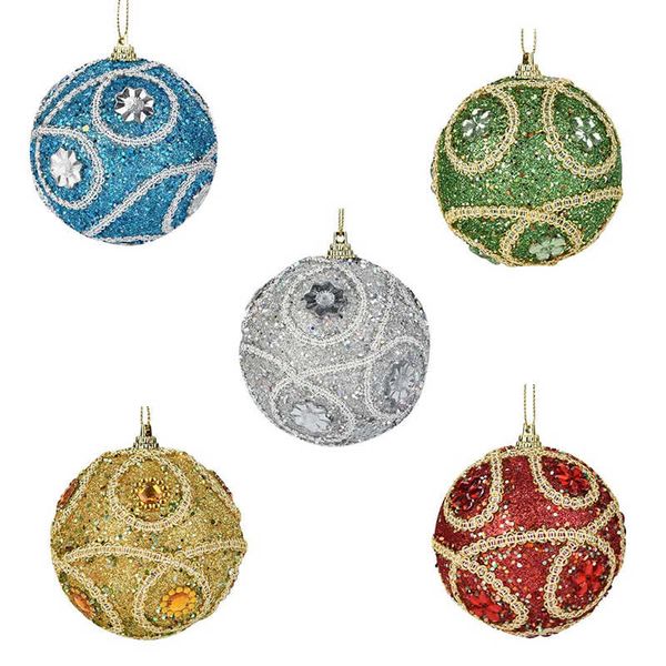 1pc christmas santa rhinestone glitter baubles ball 8cm xmas tree ornament decor gift new years home decor #2o29
1pc christmas santa rhinestone glitter baubles ball 8cm xmas tree ornament decor gift new years home decor #2o29
