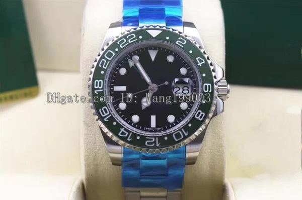 Luxury High Quality Watches Men's 40mm Gmt Ceramic Bezel Asia 2813 Movement Sport Automatic Mens Watch
Luxury High Quality Watches Men's 40mm Gmt Ceramic Bezel Asia 2813 Movement Sport Automatic Mens Watch