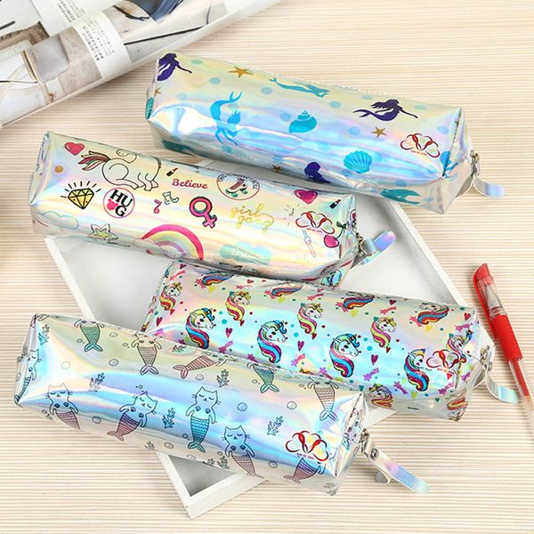 kawaii laser pencil cases cute unicorn pencil bag pouch pen case mermaid box korean stationery office school supplies
kawaii laser pencil cases cute unicorn pencil bag pouch pen case mermaid box korean stationery office school supplies