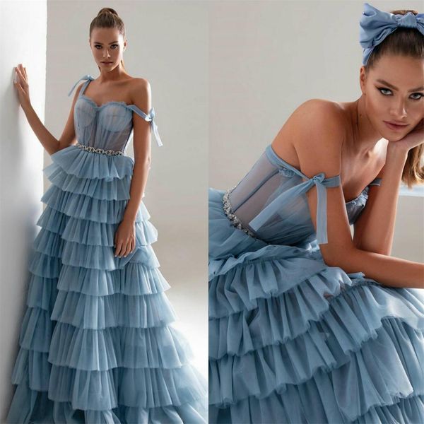gorgeous a line prom dresses tiered skirts illusion spaghetti straps robes de mariée 2020 celebrity evening gowns custom made, Black
gorgeous a line prom dresses tiered skirts illusion spaghetti straps robes de mariée 2020 celebrity evening gowns custom made, Black