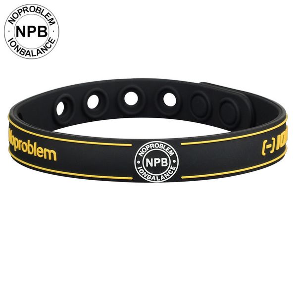 noproblem 033 health power sports silicone waterproof young smart tourmaline germanium wristband band bracelet, Golden;silver
noproblem 033 health power sports silicone waterproof young smart tourmaline germanium wristband band bracelet, Golden;silver