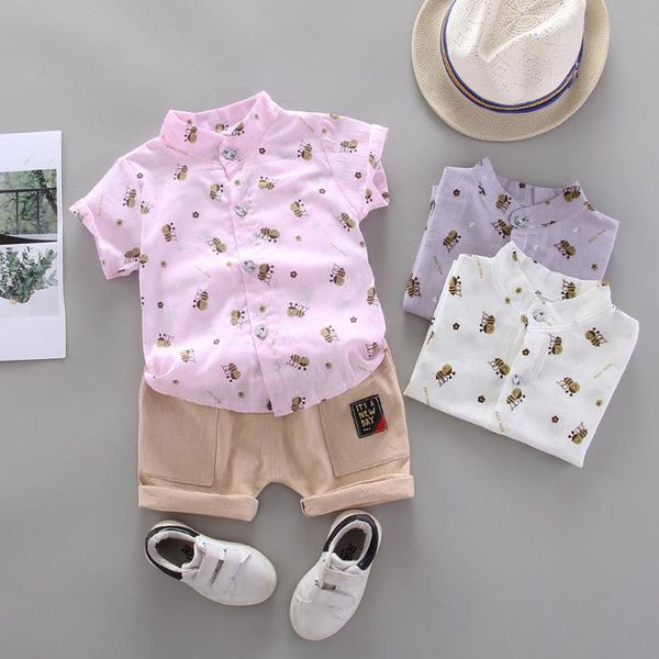 shorts set clothes baby boy short sleeve shirt toddler boy clothes set pink suit for boys #3, White 
shorts set clothes baby boy short sleeve shirt toddler boy clothes set pink suit for boys #3, White