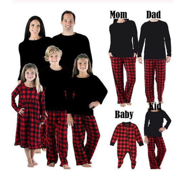 cotton family matching christmas pajamas set men women kids baby tracksuit nightwear red plaid black solid pants casual
cotton family matching christmas pajamas set men women kids baby tracksuit nightwear red plaid black solid pants casual