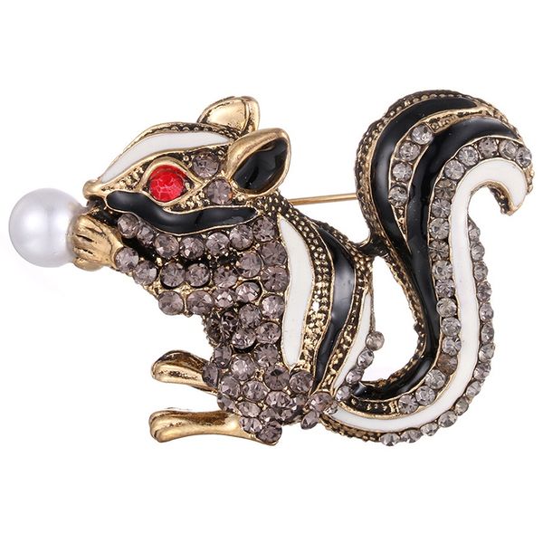 squirrel brooches for women fashion animal rhinestone pin lady corsage party birthday present jewelry coat adornment, Gray
squirrel brooches for women fashion animal rhinestone pin lady corsage party birthday present jewelry coat adornment, Gray