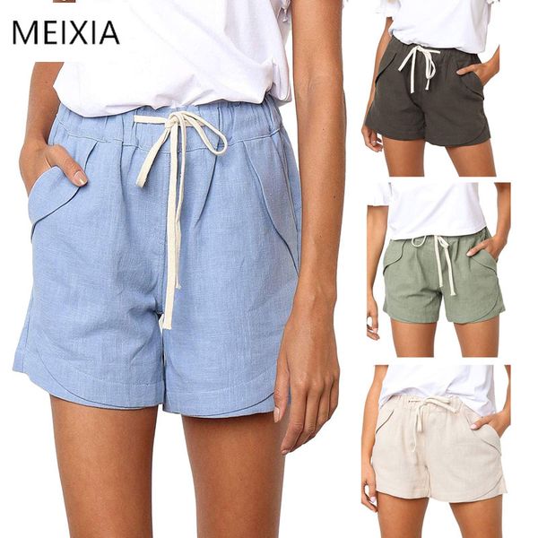 2019 summer new women's shorts beach europe style drawstring elastic waist cotton casual shorts women, White;black
2019 summer new women's shorts beach europe style drawstring elastic waist cotton casual shorts women, White;black