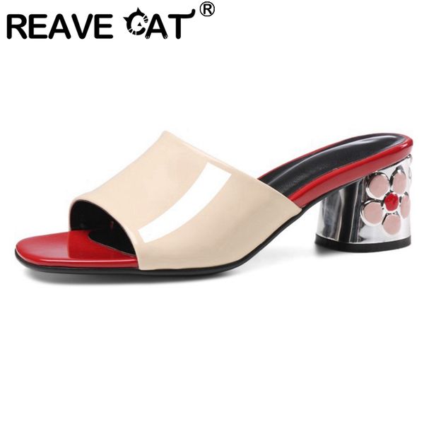 reave cat summer elegant women's flip-flops 5.5cm metal strange heels rhinestone genuine leather large size 31-43 leisure a2804, Black
reave cat summer elegant women's flip-flops 5.5cm metal strange heels rhinestone genuine leather large size 31-43 leisure a2804, Black