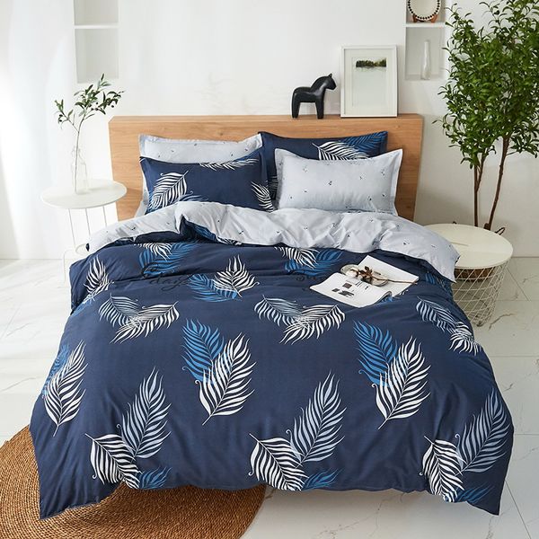 high-quality reactive printed blue and white feather bedding set bed sheet pillowcase & duvet cover set
high-quality reactive printed blue and white feather bedding set bed sheet pillowcase & duvet cover set