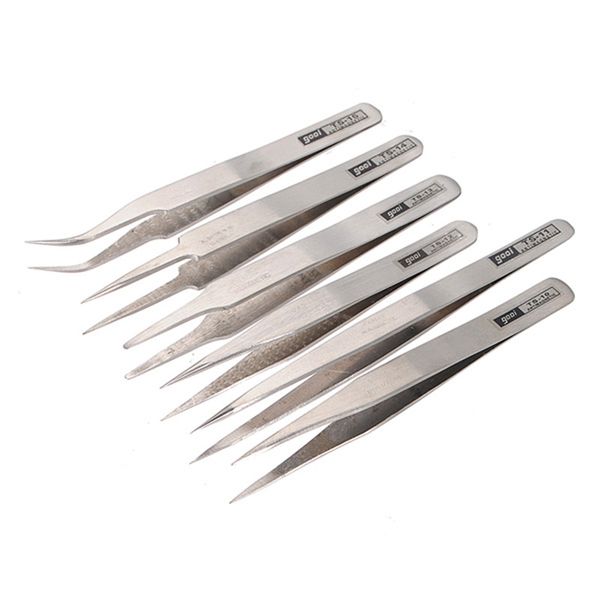6pcs resists corrosion safe anti-static tweezer hardened maintenance industrial steel stainless tool kit ts10-15 multi tools
6pcs resists corrosion safe anti-static tweezer hardened maintenance industrial steel stainless tool kit ts10-15 multi tools