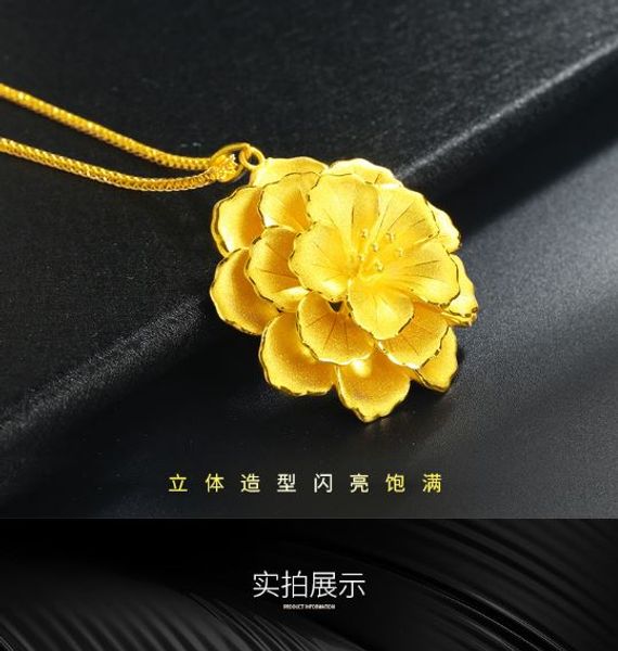 yellow gold flower pendant laos gold dust necklace female models big flowers new wedding wedding jewelry long necklace jewelry, Silver
yellow gold flower pendant laos gold dust necklace female models big flowers new wedding wedding jewelry long necklace jewelry, Silver