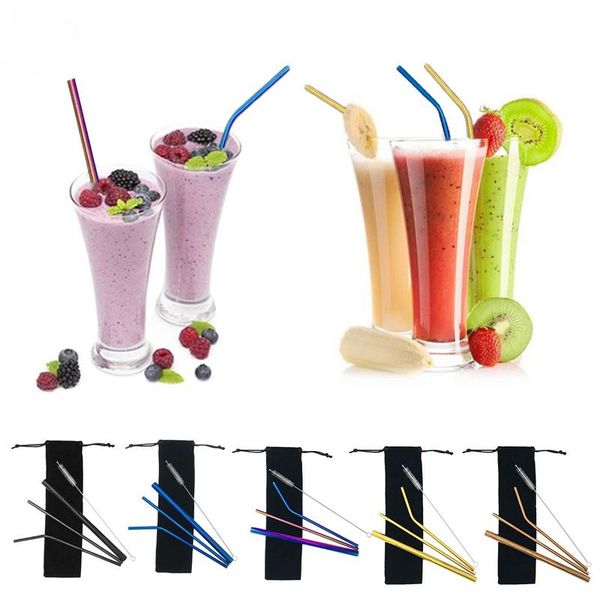 4pcs eco friendly reusable straw 304 stainless steel straw metal drinking straws set with brush & bag wholesale
4pcs eco friendly reusable straw 304 stainless steel straw metal drinking straws set with brush & bag wholesale