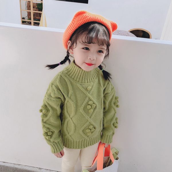 kids boy clothes pompons applique sweater candy color twist knitted princess pullover children girls soft long sleeve jumper fall b288, Blue
kids boy clothes pompons applique sweater candy color twist knitted princess pullover children girls soft long sleeve jumper fall b288, Blue