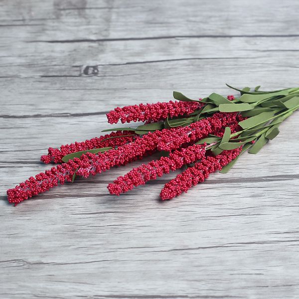 red plastic lavender flowers bouquet for new year home party decor artificial flowers for wedding 48cm x12 heads
red plastic lavender flowers bouquet for new year home party decor artificial flowers for wedding 48cm x12 heads