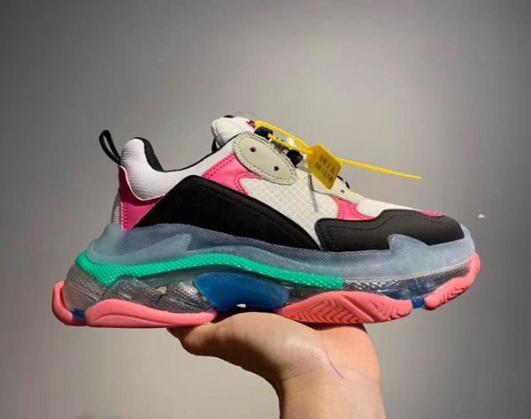 2019 17fw crystal bottom green luxury dad fashion shoes platform triple s sneakers for mens women vintage kanye old grandpa trainer, Black
2019 17fw crystal bottom green luxury dad fashion shoes platform triple s sneakers for mens women vintage kanye old grandpa trainer, Black