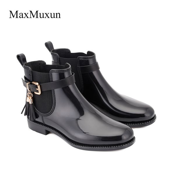 maxmuxun women's rubber ankle rain boots black fringe causal snow booties female waterproof slip on chunky footwear shoes mx200324
maxmuxun women's rubber ankle rain boots black fringe causal snow booties female waterproof slip on chunky footwear shoes mx200324