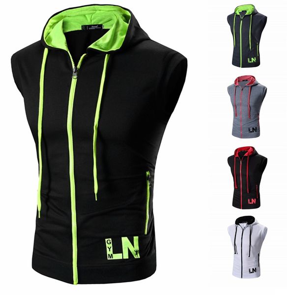 selling batch 2019 new style summer wear contrast color hooded zipper men sleeveless vest vest, Black;blue
selling batch 2019 new style summer wear contrast color hooded zipper men sleeveless vest vest, Black;blue